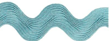 Cotton Rick Rack 1 1/4" Turquoise