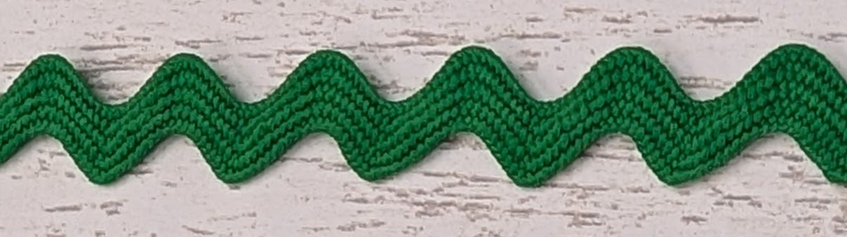 Cotton Rick Rack 3/8" Bright Green