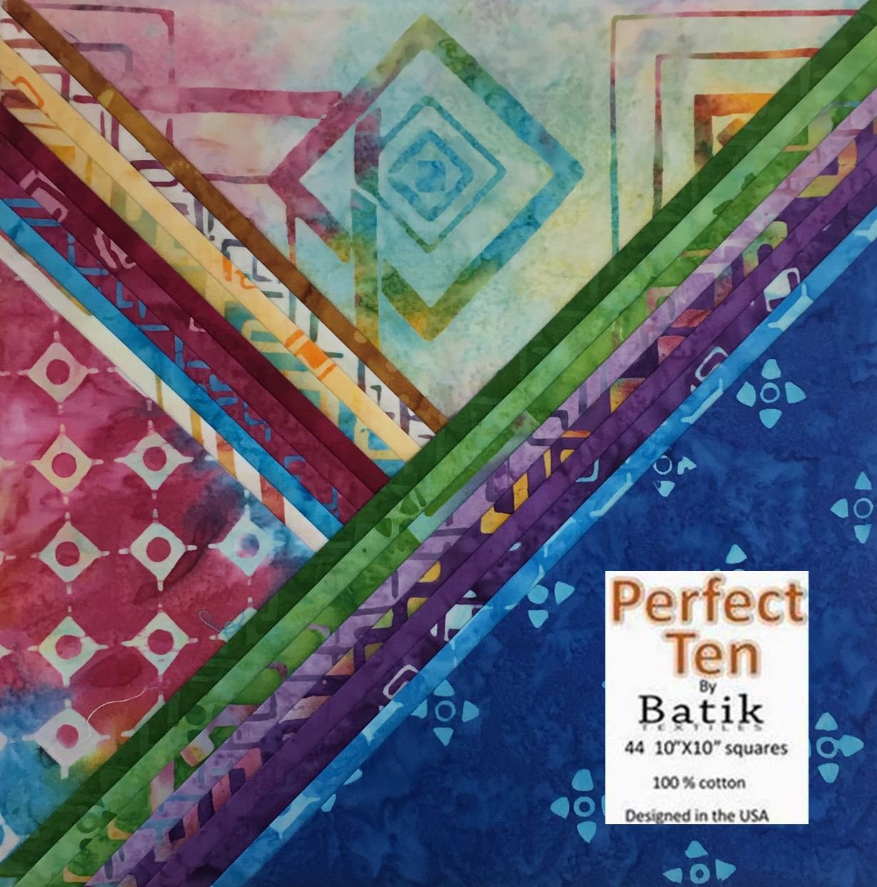 Perfect Ten Layer Cake Crystal Reflections Batiks