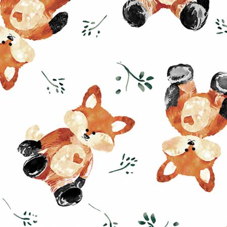 60" wide Rust Foxxy Digital Cuddle