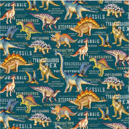 Dinosaur Parade DCX11144-Teal