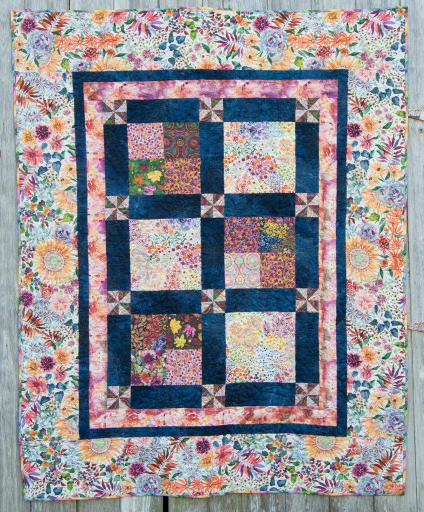 Dominique's Delight Kit Size: 66" x 82"