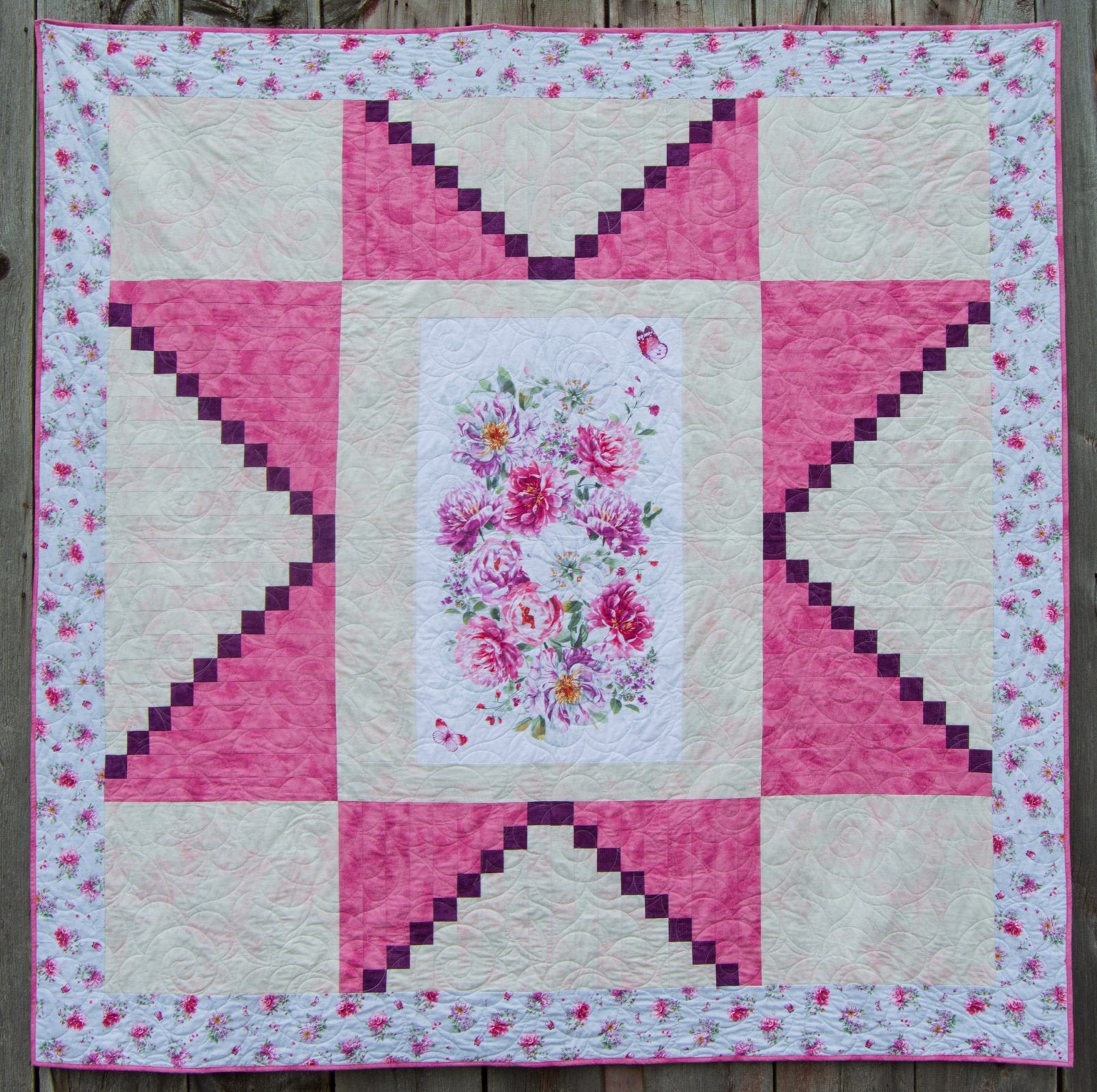 Wild Blush MegaStar Size: 86" x 86"