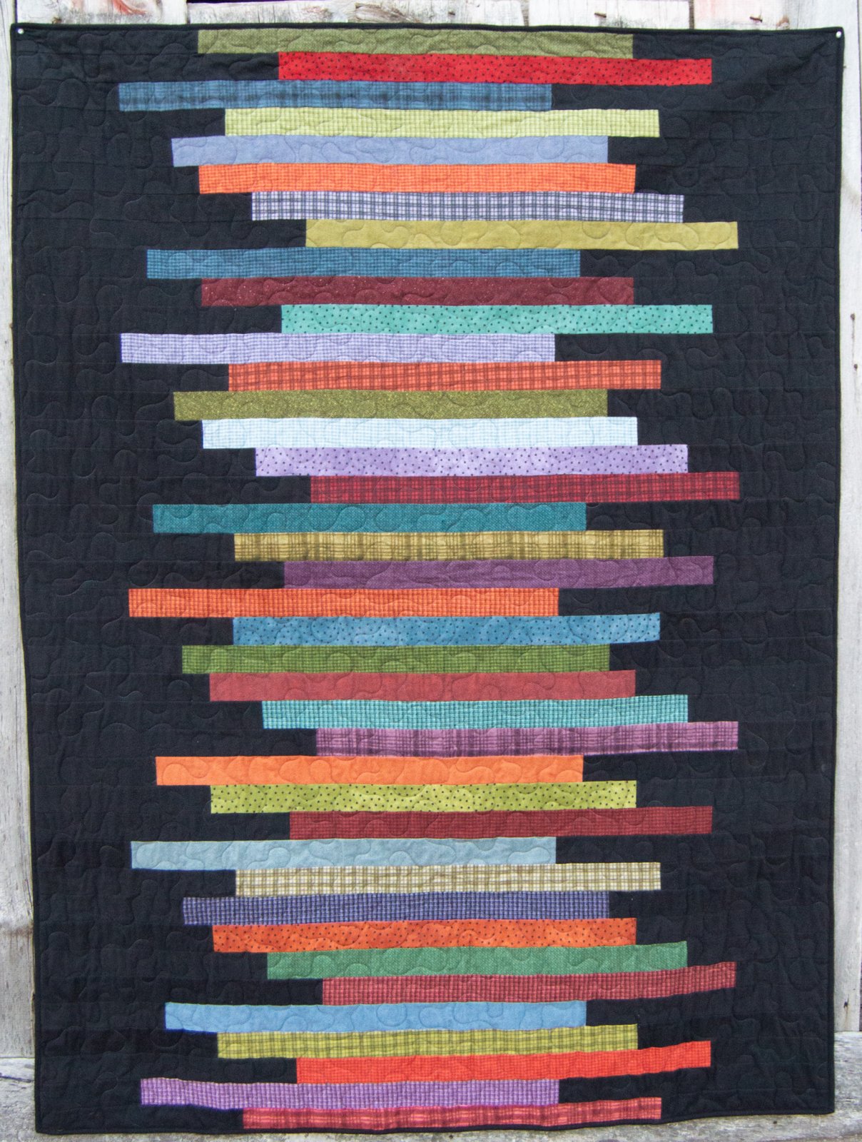 Strip Dance Flannel Size: 59" x 79"