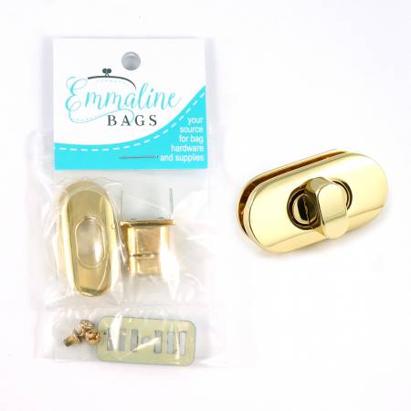 Small Turn Lock - Gold Finish