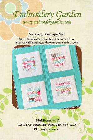 Sewing Sayings Set CD
