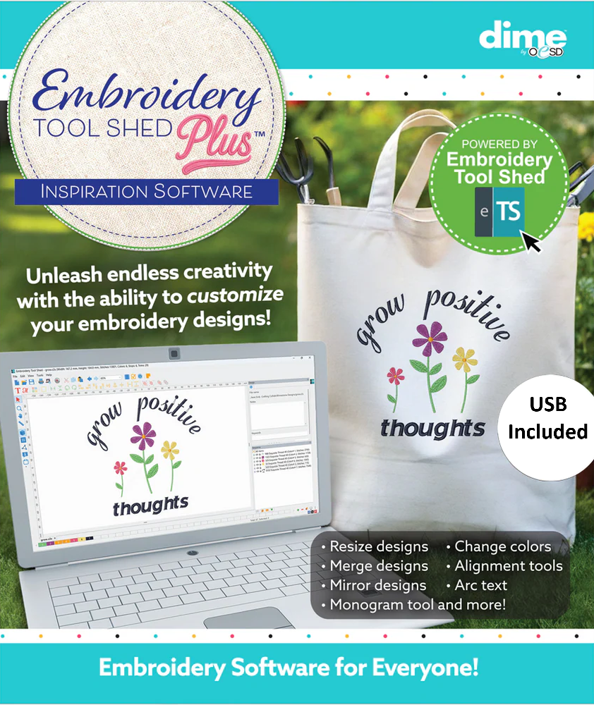 Embroidery Tool Shed Plus Software