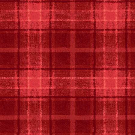 Snowtop Mountain Flannel F10896-R2 Red Big Plaid Flannel