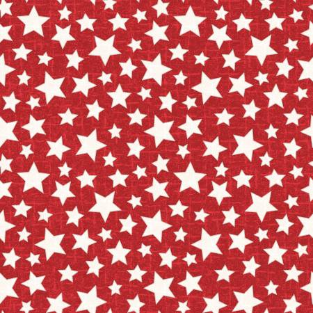 Snowtop Mountain Flannel F11165-R Red Star Flannel