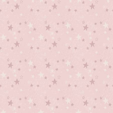 Flannel Safari Stargazing Girl Stars Pink F15314R-PINK