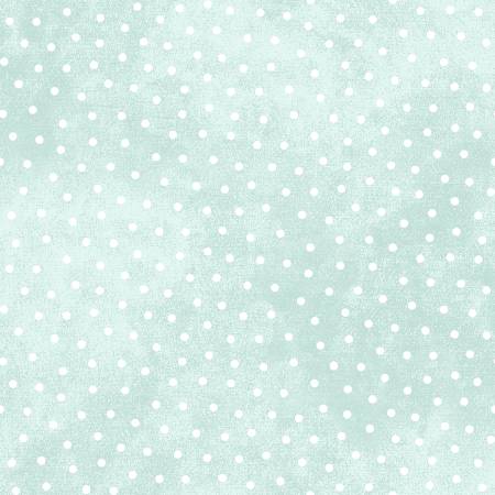 Snowtop Mountain Flannel F18506-Q Aqua Dots Flannel