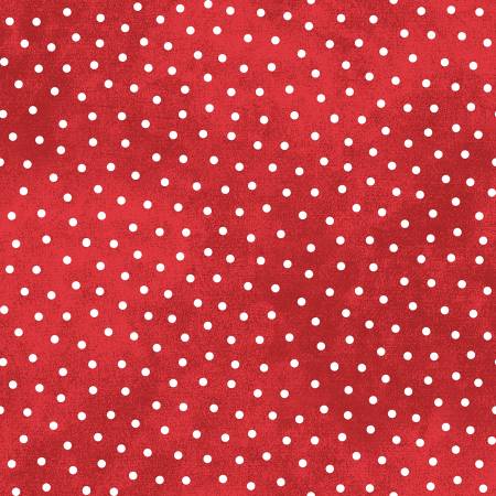 Snowtop Mountain Flannel F18506-R2 Red Dots Flannel