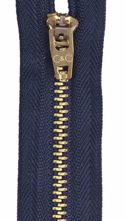 9 inch Brass Jean Zipper