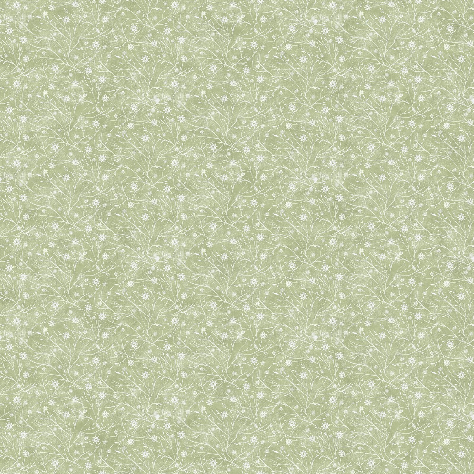 The Christmas Mouse Flannel F28044-72 Green Twig Blender