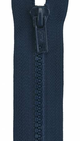 Sport Polyester 1-Way Separating Zipper 26in Navy