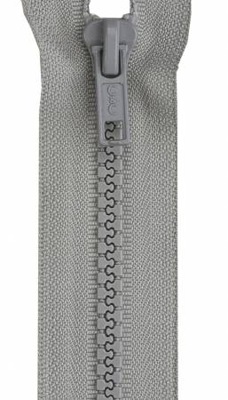 Sport Polyester 1-Way Separating Zipper 26in Nugrey