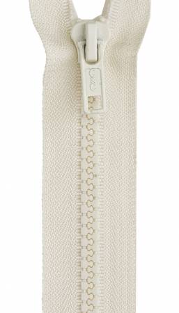 28in Cream Zipper