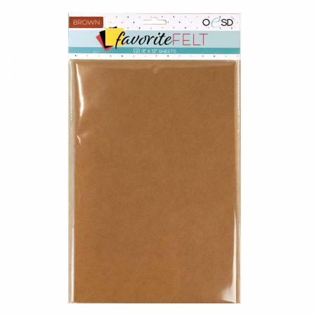 OESD Favorite Felt Brown 2pk