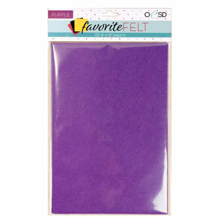 OESD Favorite Felt Purple 2pk
