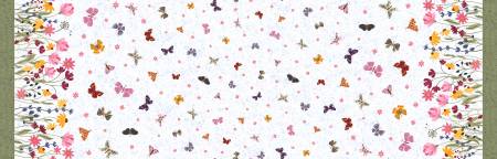Flutter Blooms Blooming Double Border 6079-MU