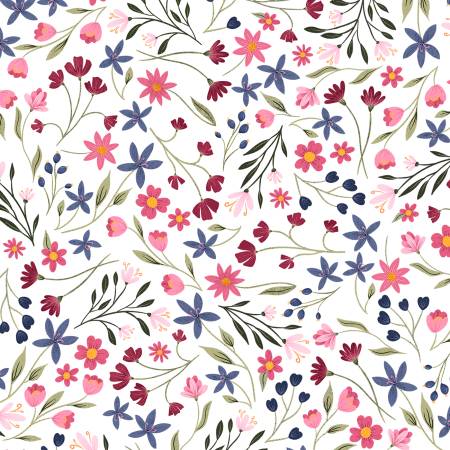 Flutter Blooms FLBL6083-W Mini Blooms