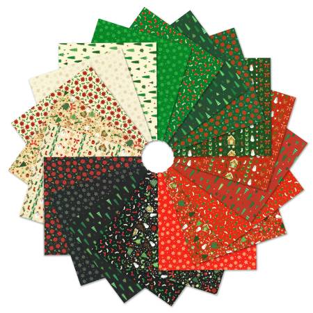 (20) Tiny Tidings Fat Quarter Bundle