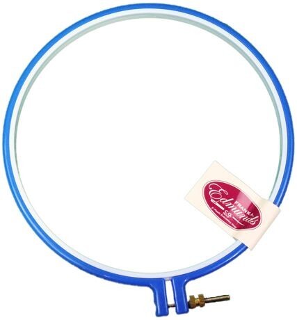 Frank A. Edmunds Plastic Embroidery Hoop 8" - Blue