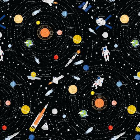 Reach for the Stars with NASA GC18330R-BLACK Galaxy Black Glow in the Dark