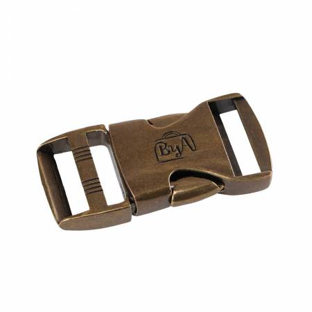 Side Release Buckle 1in Antique Brass