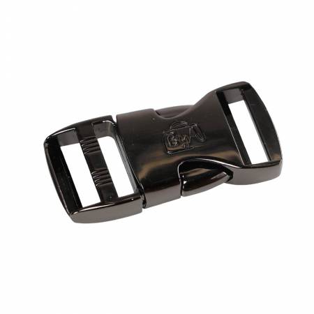 Side Release Buckle 1in Black Metal