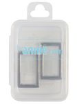 1" Flat Rectangle Nickel By Annie Set of 2