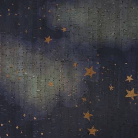 Starry Night Pro Cork 1/2 yard x 52"