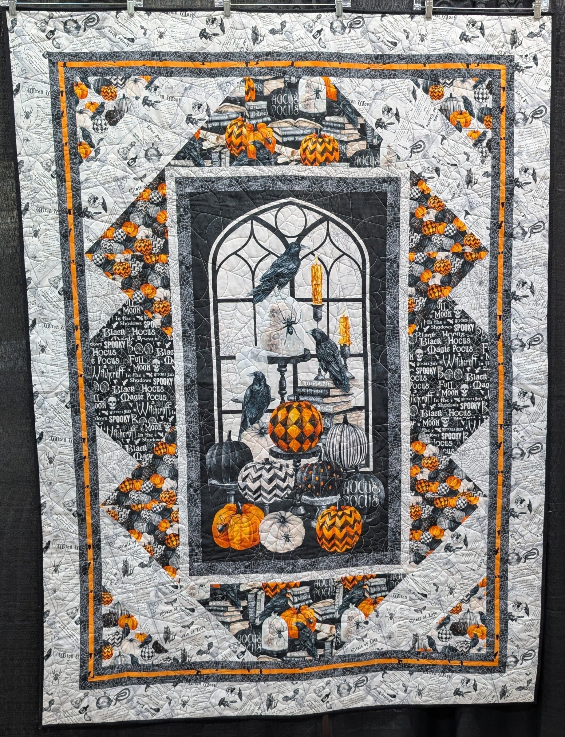 Happy Haunting Finished Size: 56" x 66"