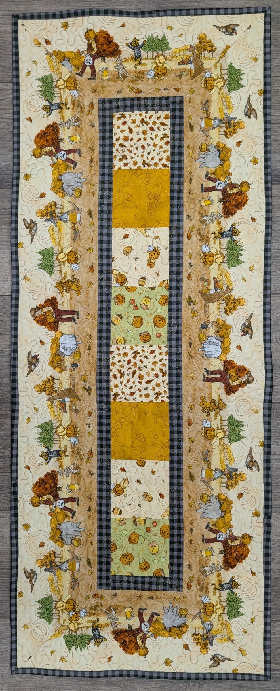 Haunted Halloween Table Runner Pattern
