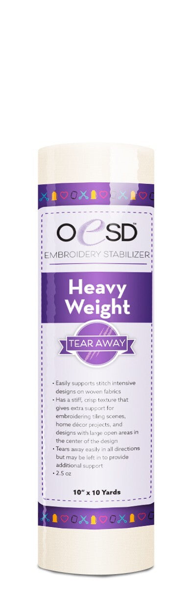 Heavy Weight Tear Away - White - 10" x 10 yds