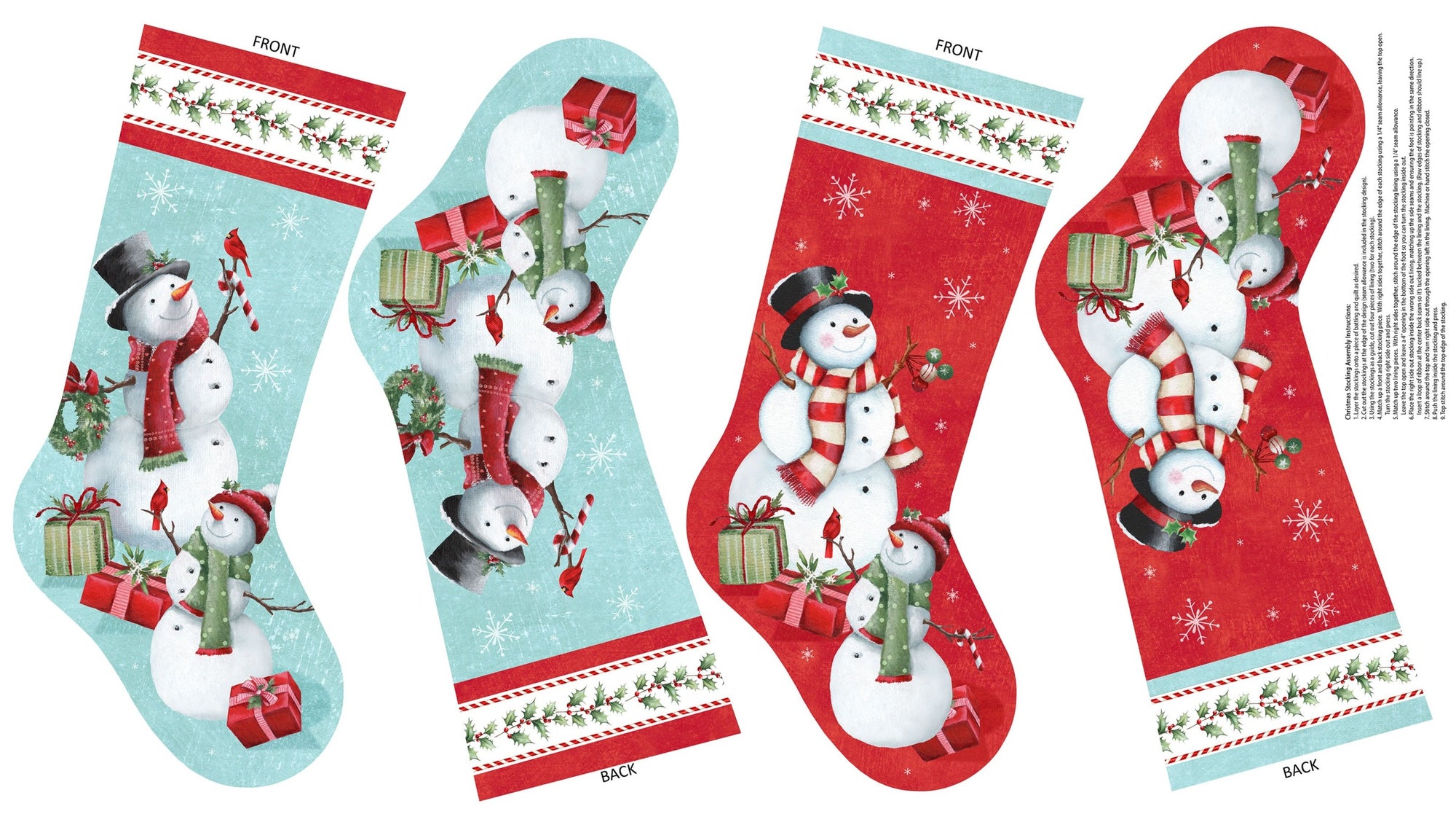 Holly Jolly 28820-10 White Multi