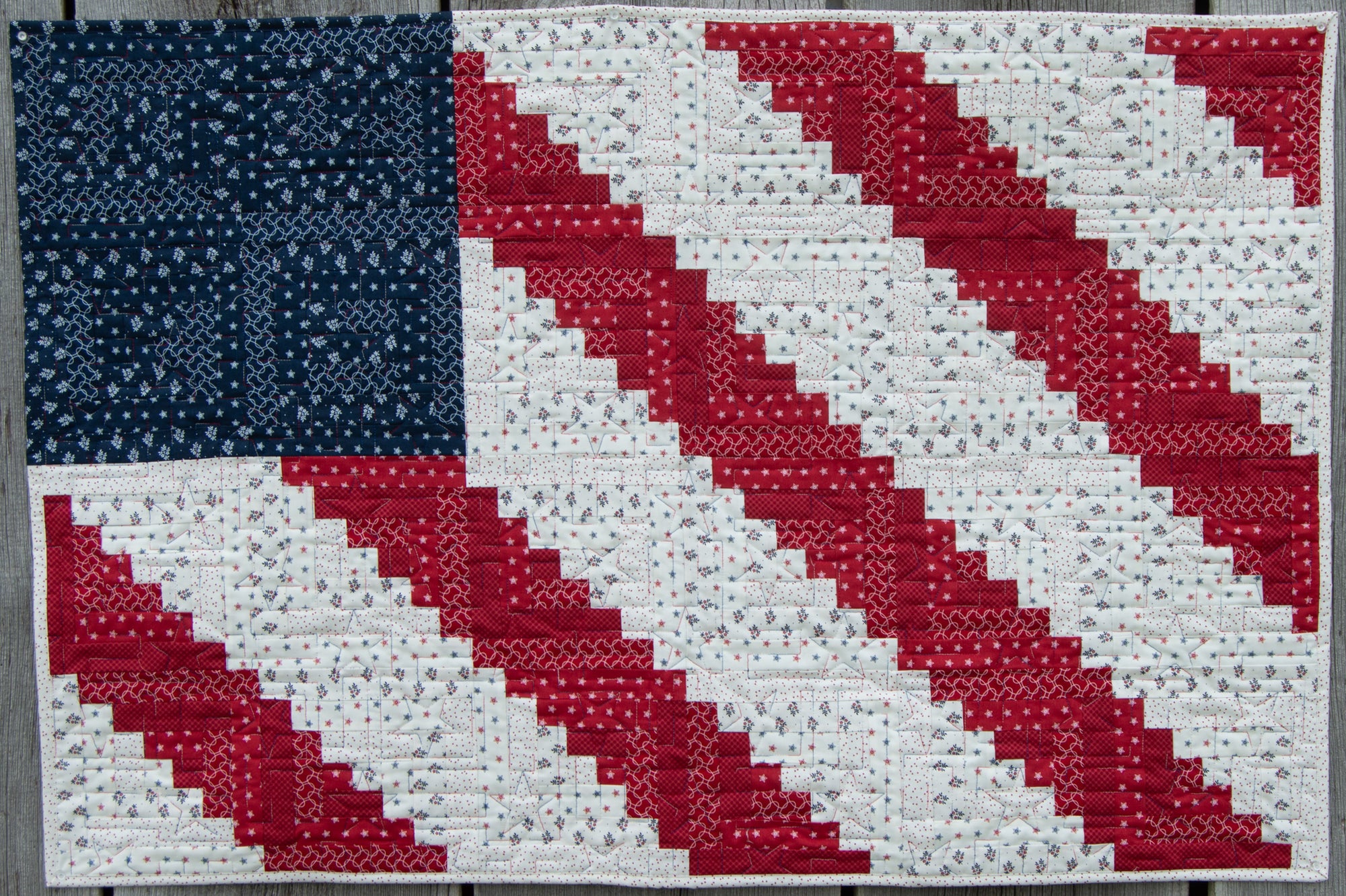 Home of the Free Kit Finished Size: 42" wide x 28" tall
