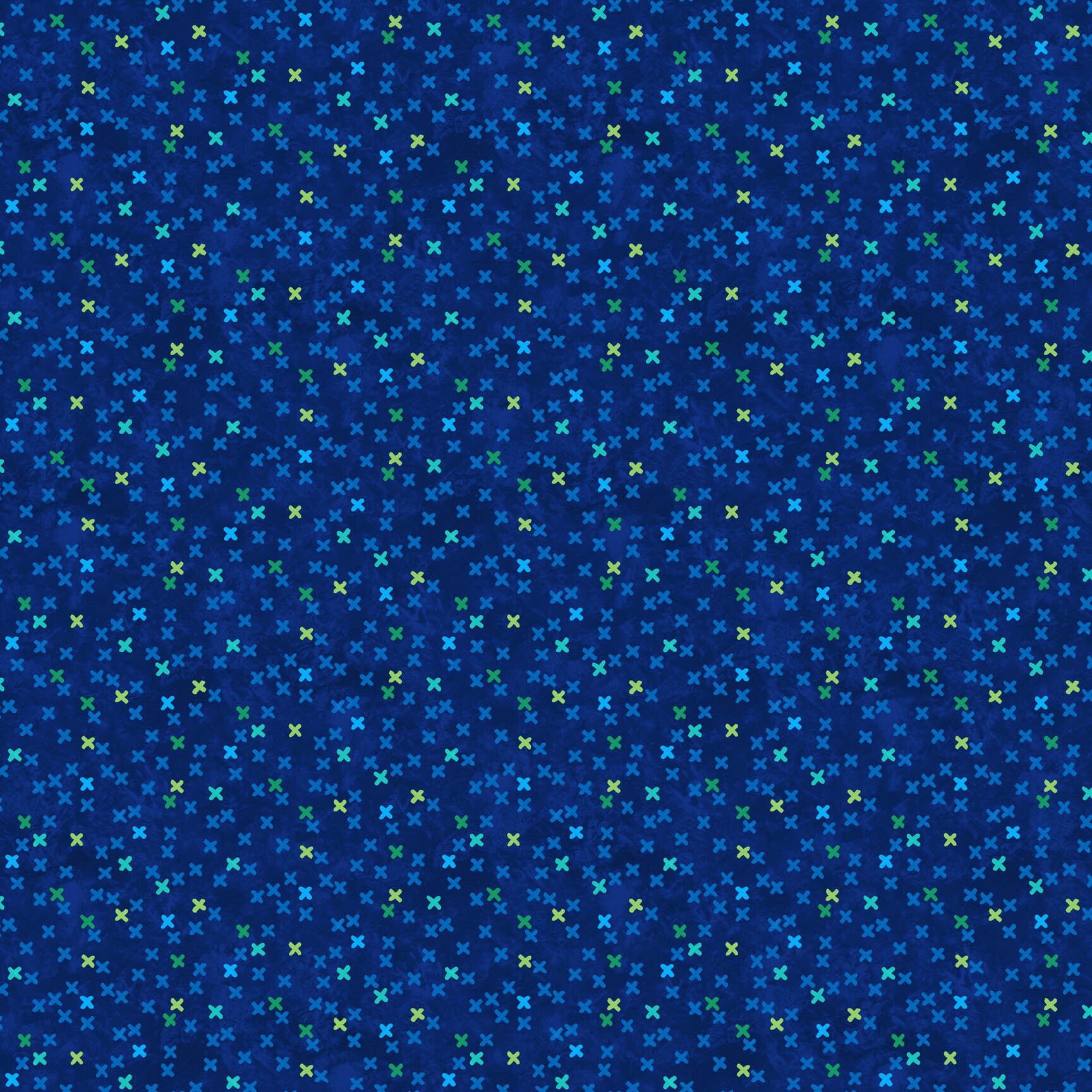 Hugs & Kisses F28001-46 Blue Multi