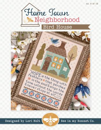Home Town Neighborhood - Bird House Cross Stitch Pattern