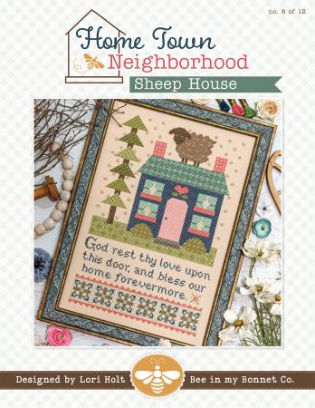 Home Town Neighborhood - Sheep House Cross Stitch Pattern