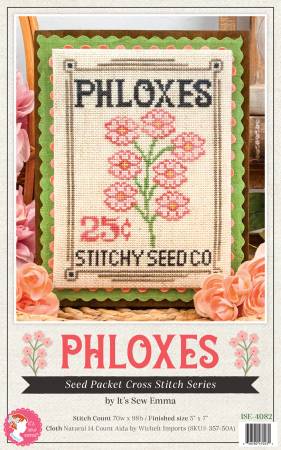 Seed Packet - Phloxes Cross Stitch Pattern