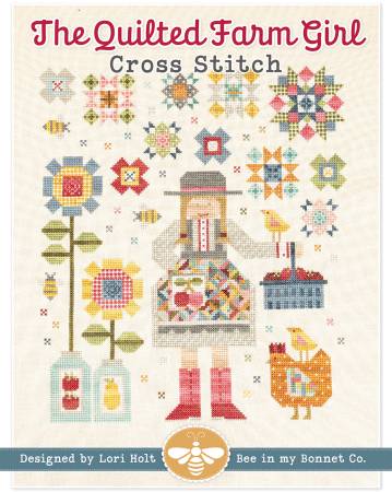 The Quilted Farm Girl Cross Stitch Pattern