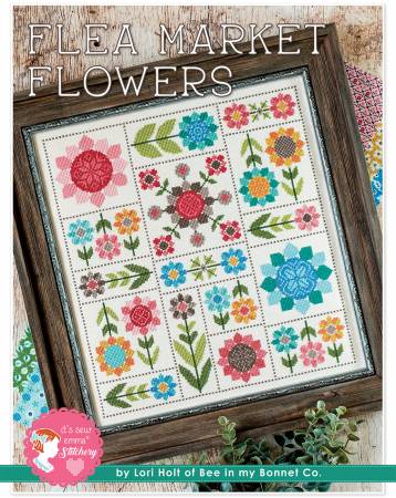 Flea Market Flowers Cross Stitch