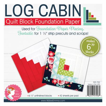 6" Log Cabin Foundation Paper