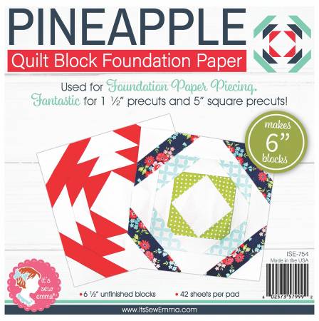 6" Pineapple Foundation Paper