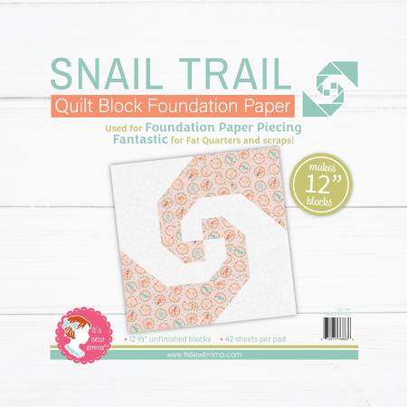 12" Snail Trail Foundation Paper