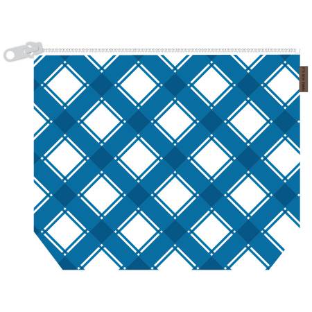 Mad for Plaid Project Bag Bluebell