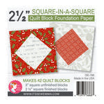2 1/2" square in a square Foundation Paper