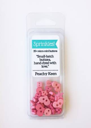Sprinkles Micro-Mini Buttons Peachy Keen