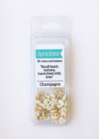 Sprinkles Micro-Mini Buttons Champagne
